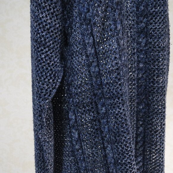 Louie Bernard VINTAGE Blue Silver PullOver Sweater XL/XXL - Picture 5 of 13